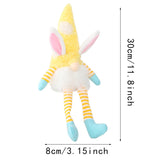 Easter Rabbit Ear With Light Luminous Faceless Gnome Dwarf Dolls Easter