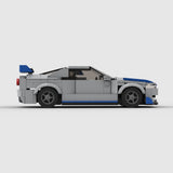 MOC Brick Nissan GTR R34 Racing Sports Car Vehicle Speed Champion Racer