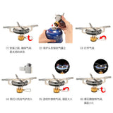 Lixada 3500W Portable Outdoor Camping Gas Stove Hiking Backpacking Picnic Ultralight Cooking Gas Burner Stove Furnace