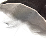 Straight Transparent Lace Frontal 13X4 & 4x4 Lace Coloure Free Part Remy Brazilian Human Hair Clear Lace Closure Natural Color