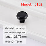 AOLISHENG Black Kitchen Cabinet Closet Drawer Main Pull Door Furniture Hardware Handles