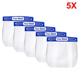 Transparent Protective Mask Full Face Shield Masks Anti Saliva Splash-Proof Protect Eye Full Face Mask Cover Protective Visor