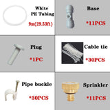Atomizing Spray Cooling Water Fog Sprayer System Garden Nebulizer