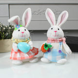 Easter Rabbit Ear With Light Luminous Faceless Gnome Dwarf Dolls Easter