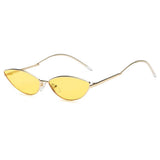 FLINT | S3012 - Small True Retro Vintage Slim Metal Sunglasses