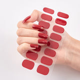 Nail-art Sticker Pure Solid Color Self Adhesive Nail Sticker Nail Sticker