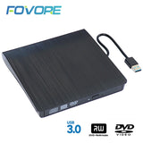 External USB 3.0 High Speed DL DVD RW Burner CD Writer Slim Portable Optical Drive for iMac Asus Lenovo Acer Dell Laptop PC HP