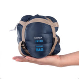 Lixada 190*75cm Camping Envelope Sleeping Bag Light Cotton Tourist Bag With Compression Bag Equipment Spring Summer Autumn