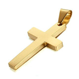 100pcs Stainless Steel Religious Cross Keychain Pendant