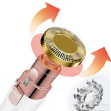 2 in 1 Electric Epilator USB Rechargeable  Cordless Painless Mini Portable  Face Body Hair Remover  Eyebrow Trimmer for Women