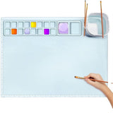 Silicone Non-Stick Painting Craft Mat Pigment Palette