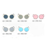 HOLLAND | A21 - Designer Pearl-Studded Cut-Out Cat Eye Princess Sunglasses