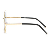 HOLLAND | A21 - Designer Pearl-Studded Cut-Out Cat Eye Princess Sunglasses