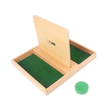 Montessori Toddler's Wooden Sensorial Box Board Puzzle