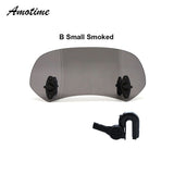 Motorcycle Risen Adjustable Wind Screen Windshield Spoiler Air Deflector for Honda BMW KAWASAKI YAMAHA HONDA SUZUKI DUCATI