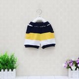 Little Q Baby Boys Striped Shorts With Pockets