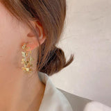 Dancing Butterflies Hoop Earrings
