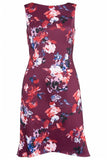 Adrianna Papell Sleeveless Floral Sheath Dress