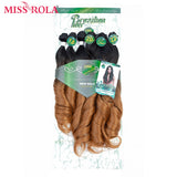Miss Rola Ombre Wavy Hair Bundles Synthetic Hair Extensions
