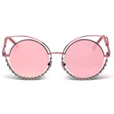 HOLLAND | A21 - Designer Pearl-Studded Cut-Out Cat Eye Princess Sunglasses