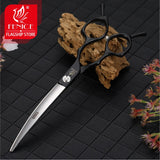 Fenice Professional Symmetrical Handle 6.5 Inch Curved Animal Grooming Scissors