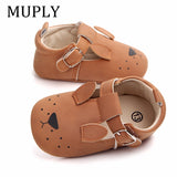 New 10 Colors Cute Animal Print First Walkers Soft Sole Pu Leather