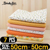 Booksew Cotton Fabric 50 Pieces/Pack  20cmx25cm Patchwork Bundle Fabrics Tilda Cloth for Sewing DIY Tecido Handicraft Material