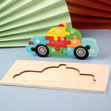 Montessori Wooden Dinosaur Puzzle for Toddlers
