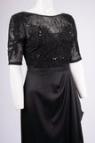 Aidan Mattox Beaded Long Column Evening Gown