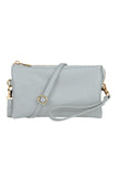 7013lpd - Faux Crossbody Wristlet Bag