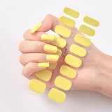 Nail-art Sticker Pure Solid Color Self Adhesive Nail Sticker Nail Sticker