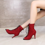 Latin Salsa Dance Shoes High Heel