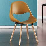 Nordic Plastic Dining Chairs Modern Simple Backrest Stool Desk Makeup Chair Dining Room Kitchen Furniture L