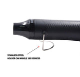 Embossing Heat Gun, Mini Heat Gun With Stand the for DIY Embossing and Drying Paint Multi-Purpose Electric Heating Nozzle 300W