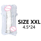 Soft Jelly Dildo Realistic Penis Strong Suction Cup Anal Butt Plug Dick Toy for Adult Erotic G-Spot Orgasm Sex Toys for Woman