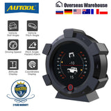 AUTOOL X95 Multifunctional GPS Speed PMH KMH Slope Meter Inclinometer Car Compass Pitch Tilt Angle Protractor Latitude Longitude