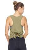 AE264 Women's Tie Back Muscle Tee