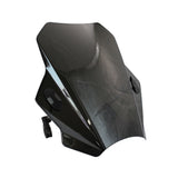 Universal Motorcycle Windshield Windscreen Wind Deflector With Adjustable Bracket  Fit for BMW Honda Yamaha Kawasaki Suzuki
