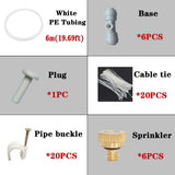 Atomizing Spray Cooling Water Fog Sprayer System Garden Nebulizer