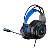 JIMARTI G60 Gaming Headsets Gamer Headphones Surround Sound Stereo Wired Earphones USB Microphone Colourful Light PCLaptop