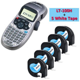 Original Dymo LetraTag LT-100H Label Printers Handheld Label Maker for LT 12267 91201 91202 91203 91204 91205 LT 18769 18771 - shopwishi 