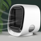 Air Cooler Fan USB Mini Portable Air Conditioner Fan Desktop Space Cooler