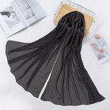 New Product Diamond Chiffon Women Long Hijab Scarf Muslim Lady Hijab Caps Islam Clothing Turkish Turban Shawl Headscarves