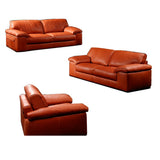 High Quality Genuine Leather Sofa Modern Nordic Couch Living Room Sofa Furniture Home Feather Sofa Set 1+2+3 Seater Muebles De S