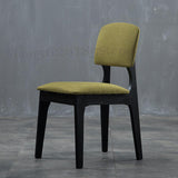 Special Offer Solid Wood Black Simple Backrest Hotel Dining Chair Home Furniture Restaurant Coffee Chair