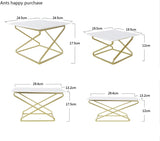European Style Rectangular White Ceramics Cake Pan with Golden Metal Display