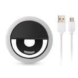 36 LED Portable Light Night Phone Flash Light Led Camera Clip-On Mobile Phone Selfie Ring Light Video Usb Charging for All Phone