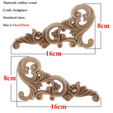 VZLX Unique Natural Floral Wood Carved Wooden Figurines