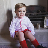 HOT Boys Gentleman Suit with Long Sleeve Shirt+Short Pants for Children