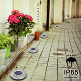8 LED Outdoor Solar Garden Lights Waterproof In-Ground Light Solar Lamp